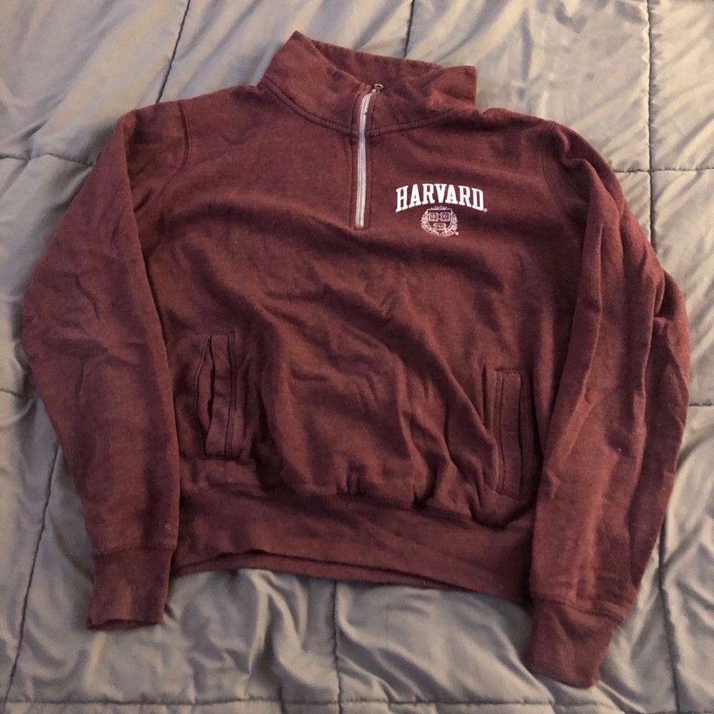 Maroon Harvard sweatshirt